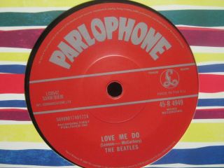 Record 7” Single The Beatles Love Me Do Gold Withdrawn Issue 3768
