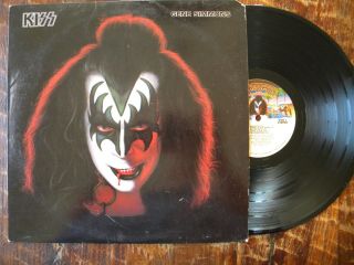 Kiss Lp - Gene Simmons - Nblp 7120 - Poster/ Booklet/ Cc/ P/sleeve - Rock