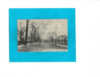 Vintage Postcard - Fulton Street,  Looking North,  Salisbury,  North Carolina