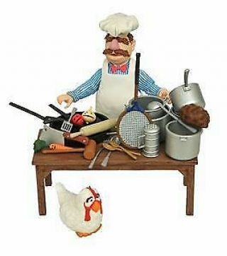 Diamond Select Toys & Disney Muppets Swedish Chef Deluxe Action Figure Set