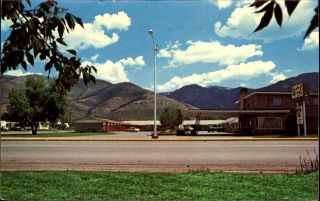 Lazy B Motel Highway 89 Afton Wyoming Star Valley 1970s Vintage Postcard