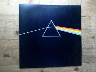 Pink Floyd Dark Side Of The Moon A5/b5 Vg Vinyl Record Album Shvl 804 & Poster