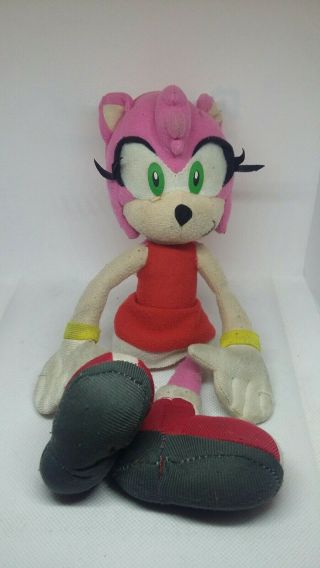 Sega Sonic The Hedgehog Amy Rose Plush Doll Figure