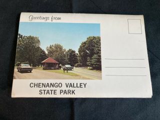 Vintage Souvenir Postcards Chenango Valley State Park