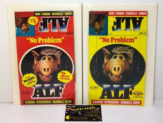 1988 Topps Alf 1st & 2nd Series - Empty Display Box Wax Pack - Fast