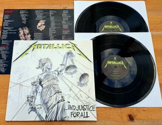 Metallica.  And Justice For All 2x 180g Us Vinyl Lp Album 2014 Blcknd007 - 1 Nm/nm