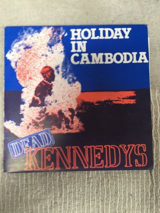 Dead Kennedys Holiday In Cambodia 1980 Uk 7 " Vinyl Single With Insert D