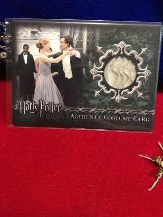 Harry Potter And The Goblet Of Fire ”fleur Delacour” Authentic Costume Card
