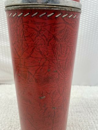 Vintage Retro The Thermos & Bottle Co Quart Size Red 
