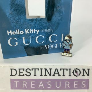 Hello Kitty Meets Gucci X Vogue Japan Charm For Bracelet,  Necklace,  Zipper Pull