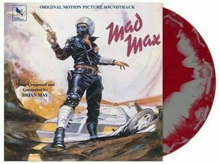 Mad Max Soundtrack Newbury Comics Limited Color Vinyl Lp - Brian May Of Queen