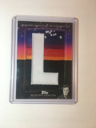 2011 American Pie Buster Keaton 9/25 Hollywood Sign Letter Patch No: Hslp - 3