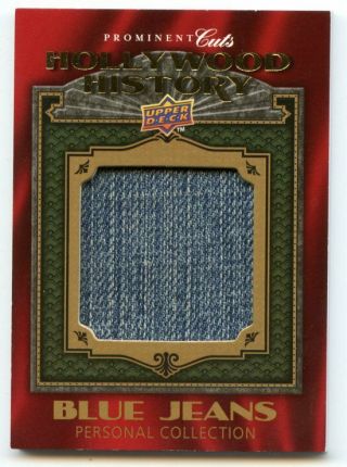 Britney Spears 2009 Upper Deck Prominent Cuts Hollywood History Relic Hh7 Th569