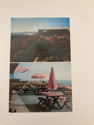 Vintage California Chrome Postcard San Clemente Vista Villa Apartments Views