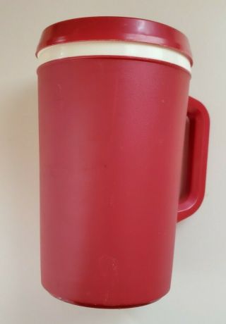 Vintage Aladdin Double Insulated Travel Mug/cup With Lid 32 Oz.  Red