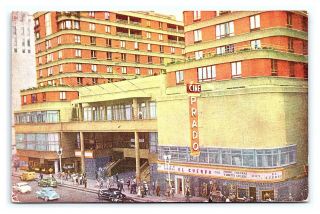 Vintage Postcard Hotel Del Prado Avenida Juarez Mexico 1950s R12