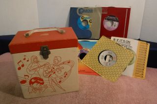 Vintage Stacker Platter - Pak 45 Rpm Vinyl Record Case,  Stackable,  700 Series