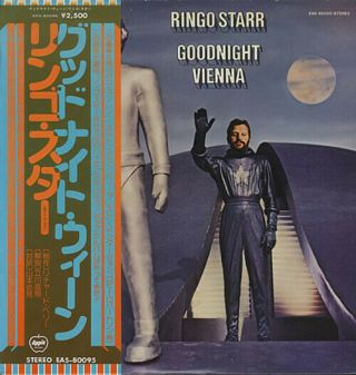 Ringo Starr Goodnight Vienna Apple Records Eas - 80095 Lp Japan Obi Insert