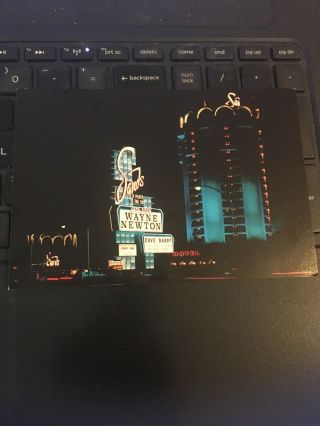 Vintage Postcard - The Sands Las Vegas Nevada 1975 Wayne Newton,  Dave Barry