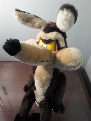 Vintage 1994 Looney Tunes Wile E Coyote Stuffed Animal Plush 16 Inch