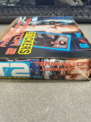 1991 Topps T2 Terminator 2 Judgement Stickers Box 48 Wax Packs 2
