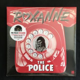 The Police Roxanne Red Vinyl Record Store Day 2018 Die - Cut 7” 45