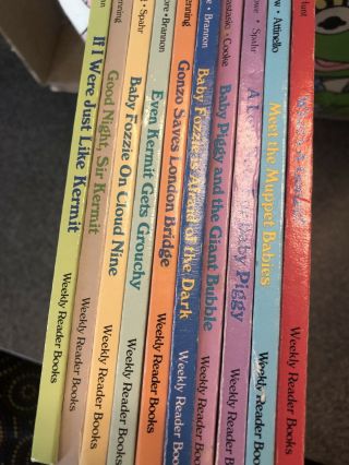 Vintage Jim Henson’s 1986 Muppet Babies Tote And 10 Weekly Readers Book Set 2