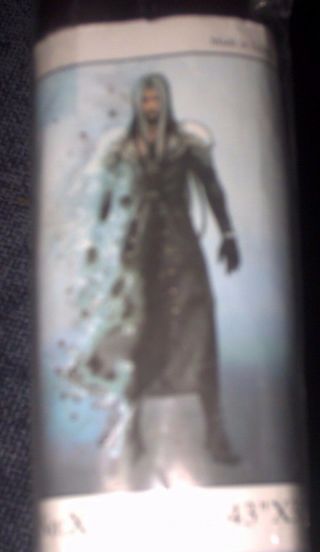 Cloth Wall Scroll Final Fantasy Vii Advent Children Sephiroth Rare