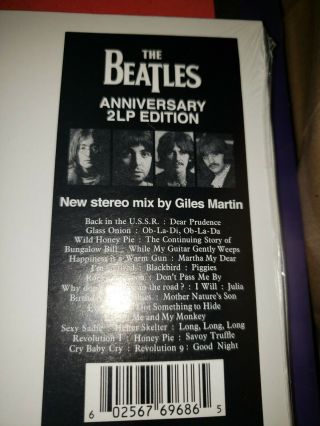 The Beatles Anniversary (white Album) Vinyl (2 - Lp/vinyl,  2 - Discs,  2019)
