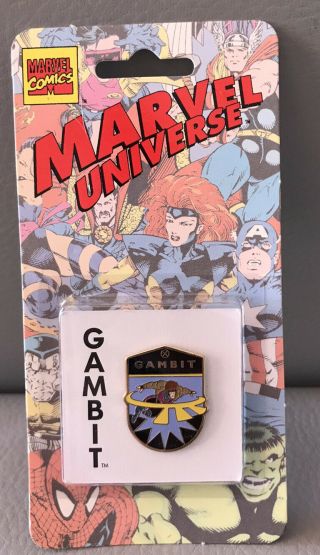 Vintage 1993 Marvel Universe X - Mex Gambit Collectible Pin Authentic A