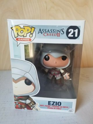 Ezio 21 Funko Pop Games Assassin’s Creed Ii 2 Vaulted Vinyl Figure Nm
