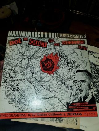 Maximum Rock N Roll Lp Not So Quiet On The Western Front 2 Album Exc