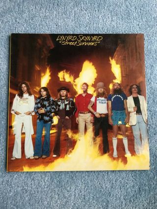 Lynyrd Skynyrd - Street Survivors - Flames Cover Vinyl Album
