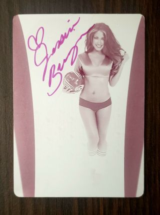 Benchwarmer Jessica Burciaga Autograph Pink Auto Press Plate 1/1 Extremely Rare