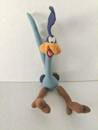 Looney Tunes 1994 Road Runner Plush Doll Applause 15” Rare With Tags