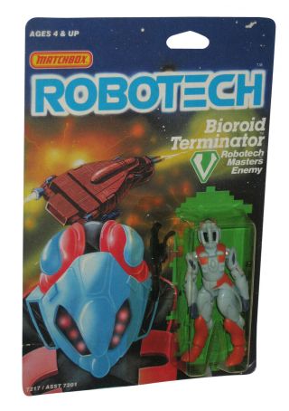 Robotech Bioroid Terminator Masters Enemy (1985) Matchbox 3.  75 Inch Figure