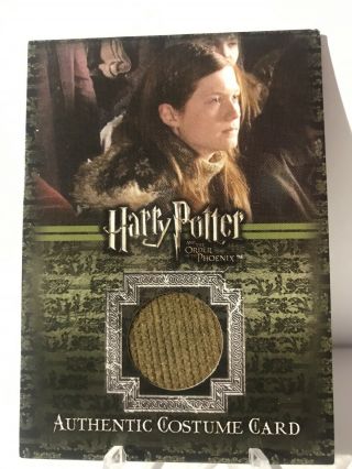 Artbox Harry Potter Costume Card Ginny Weasley C7 076/625 Ootp Bonnie Wright