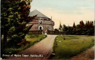 Prince Of Wales Tower Halifax Nova Scotia Ns Vintage Postcard D78