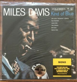 Miles Davis - Kind Of Blue Lp [vinyl New] Hq 180gm Mono Best Jazz Album