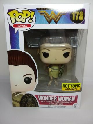Funko Pop Dc Wonder Woman Wonder Woman Amazon Hot Topic Exclusive 178
