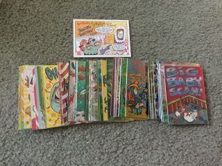 Ren And Stimpy © 1993 Topps Complete 50 Prism Foil Card Set Plus 1 Insert