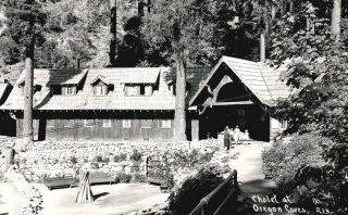 Two Vintage Rppc Chalet At The Oregon Caves,  Or Unposted