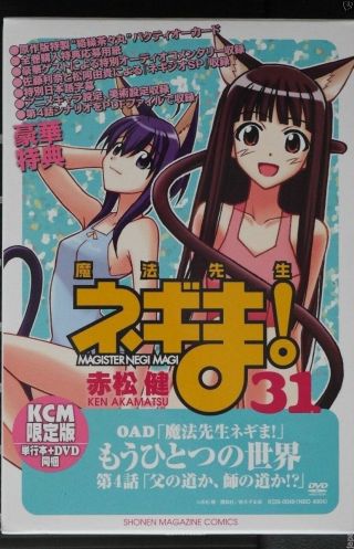 Japan Ken Akamatsu Manga: Negima Magister Negi Magi Vol.  31 Limited Edition