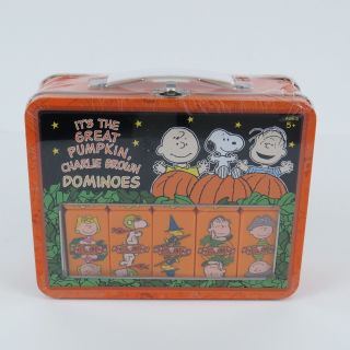 It’s The Great Pumpkin Charlie Brown Dominos 2006 Lunch Box Collectible