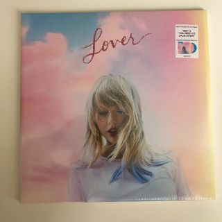 Taylor Swift - Lover (pink/blue Coloured Vinyl) 2lp Vinyl Record [new/sealed]