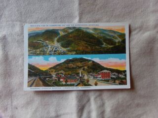 Vintage Postcard Tennessee,  Pinnacle Mountain,  Cumberland Gap