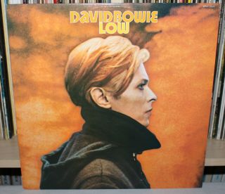 David Bowie Low W/fan Club Insert Us Og Promo Stamp Lp