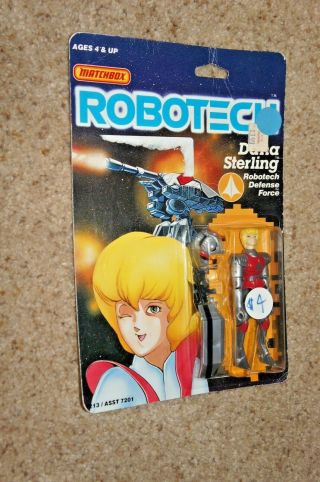 1985 Robotech Dana Sterling Action Figure On Card (matchbox)