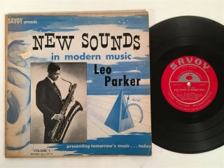Leo Parker Sounds In Modern Music Savoy Mg 9009 Mono Dg Jazz 10 "