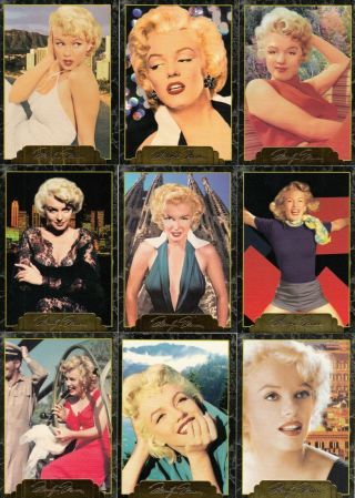 Marilyn Monroe Series 2 1995 Sports Time Complete Base Card Set Of 100 Movie